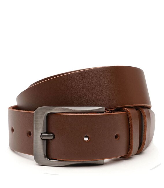Чоловічий шкіряний ремінь Borsa Leather V1115FX40-brown картинка, зображення, фото