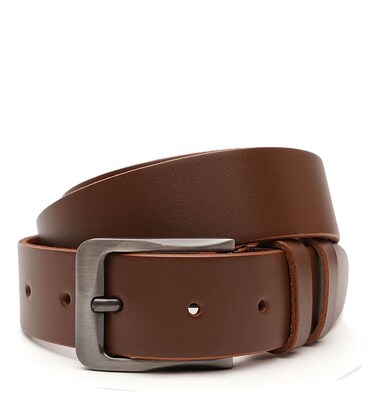 Чоловічий шкіряний ремінь Borsa Leather V1115FX40-brown картинка, зображення, фото