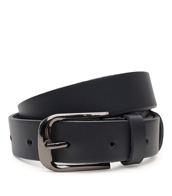 Женский кожаный ремень Borsa Leather V1FX59-navy фото, картинка, изображение