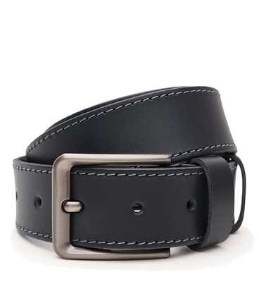 Чоловічий шкіряний ремінь Borsa Leather V1115FX57-navy картинка, зображення, фото