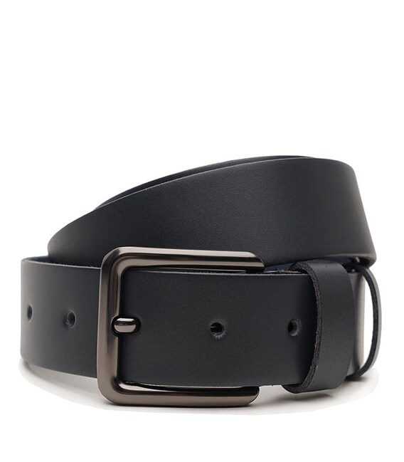 Чоловічий шкіряний ремінь Borsa Leather V1125FX53-navy картинка, зображення, фото