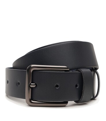 Мужской кожаный ремень Borsa Leather V1125FX53-navy фото, картинка, изображение