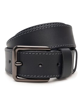 Чоловічий шкіряний ремінь Borsa Leather V1115FX52-navy картинка, зображення, фото