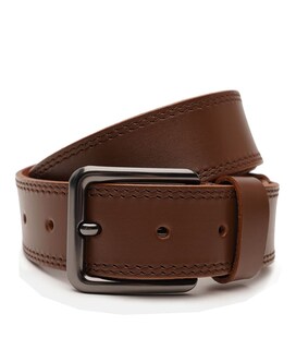 Мужской кожаный ремень Borsa Leather V1115FX51-brown фото, картинка, изображение