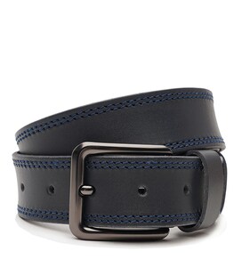 Чоловічий шкіряний ремінь Borsa Leather V1125FX50-navy картинка, зображення, фото