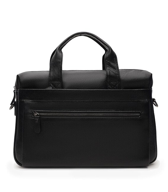 Чоловіча шкіряна сумка Keizer K18912bl-black картинка, зображення, фото