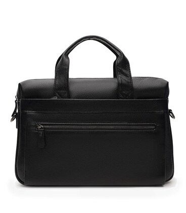 Чоловіча шкіряна сумка Keizer K18912bl-black картинка, зображення, фото