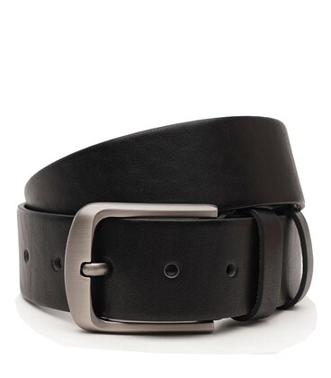 Мужской кожаный ремень Borsa Leather V1115DPL06-black фото, картинка, изображение