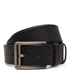 Чоловічий шкіряний ремінь Borsa Leather V1115DPL03-black картинка, зображення, фото