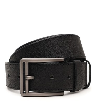 Мужской кожаный ремень Borsa Leather V1115DPL03-black фото, картинка, изображение