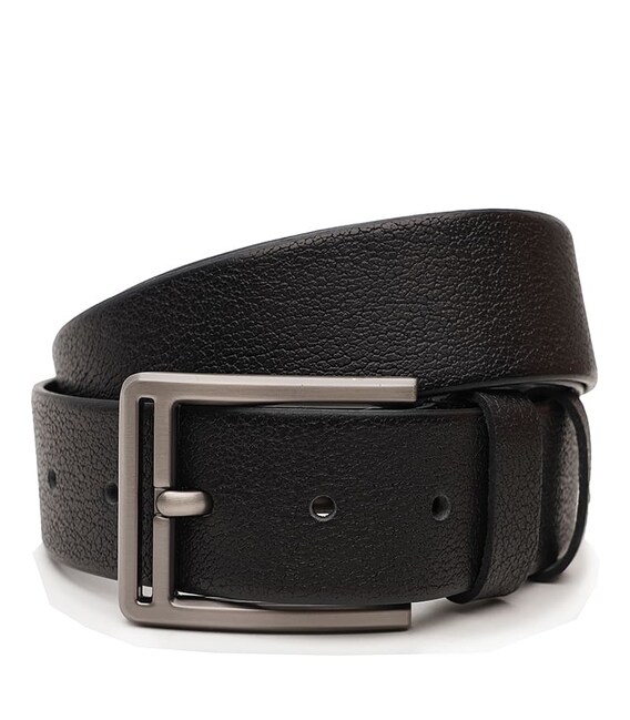 Чоловічий шкіряний ремінь Borsa Leather V1125DPL01-black картинка, зображення, фото