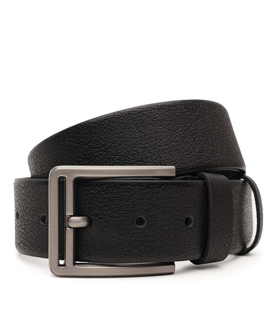 Чоловічий шкіряний ремінь Borsa Leather V1115DPL01-black картинка, зображення, фото