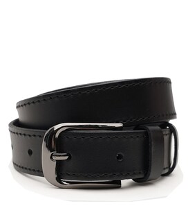 Жіночий шкіряний ремінь Borsa Leather V1FX61-black картинка, зображення, фото