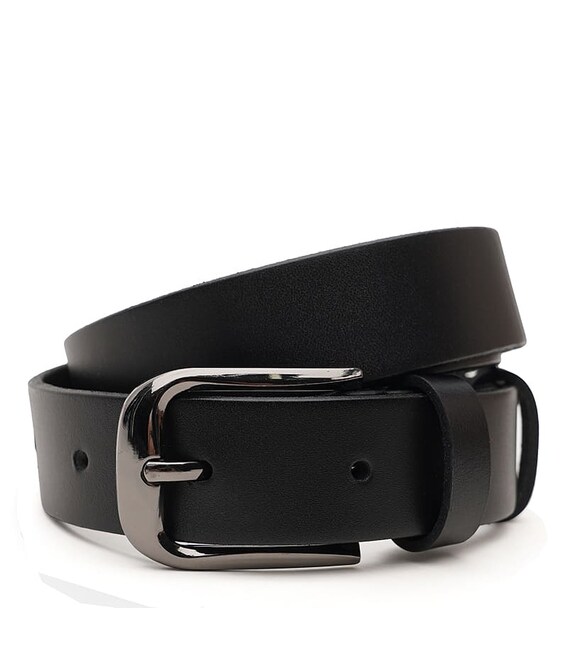 Жіночий шкіряний ремінь Borsa Leather V1FX60-black картинка, зображення, фото