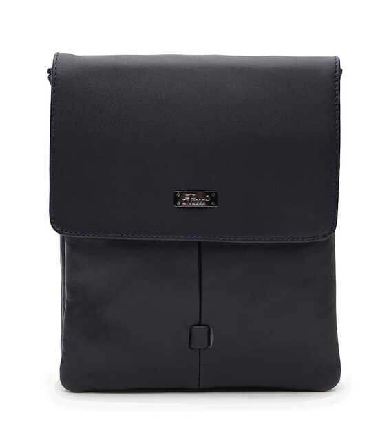 Мужская кожаная сумка Ricco Grande T1tr0021n-navy фото, картинка, изображение