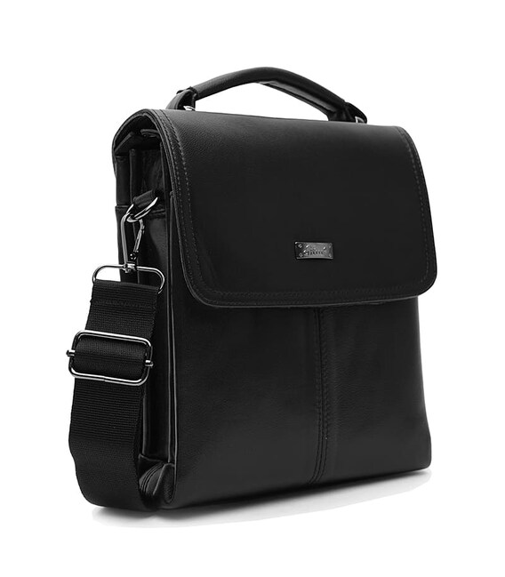 Мужская кожаная сумка Ricco Grande T1tr0029bl-black фото, картинка, изображение