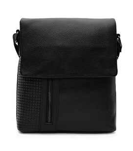 Чоловіча шкіряна сумка Keizer K10122bl-black картинка, зображення, фото