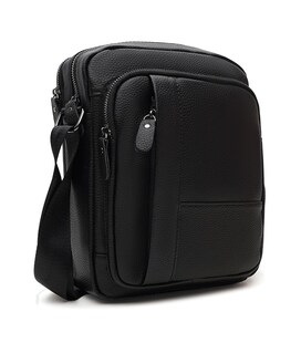 Чоловіча шкіряна сумка Keizer k14014-black картинка, зображення, фото