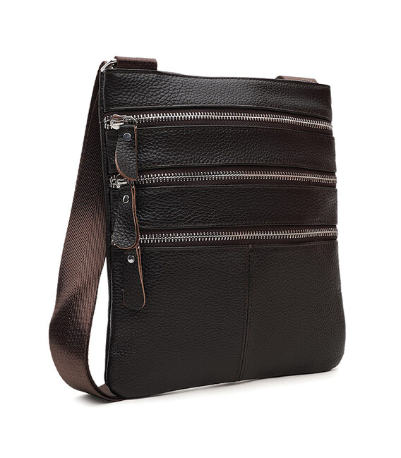 Чоловіча шкіряна сумка Keizer K1301br-brown картинка, зображення, фото