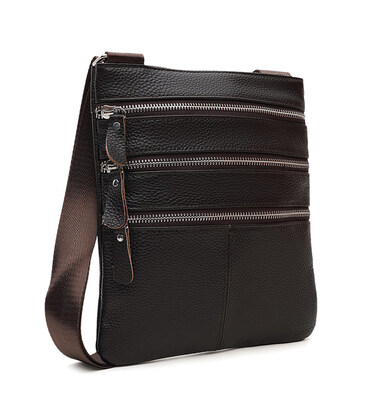 Чоловіча шкіряна сумка Keizer K1301br-brown картинка, зображення, фото