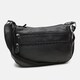 Жіноча шкіряна сумка Borsa Leather K1028a-black картинка, зображення, фото