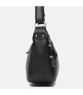 Женская кожаная сумка Borsa Leather K1028a-black фото, картинка, изображение