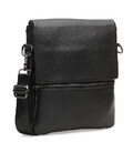 Мужская кожаная сумка Borsa Leather K12056-black фото, картинка, изображение