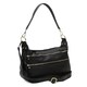 Жіноча шкіряна сумка Borsa Leather K1213-black картинка, зображення, фото