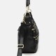 Женская кожаная сумка Borsa Leather K1213-black фото