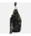 Женская кожаная сумка Borsa Leather K1213-black фото, картинка, изображение