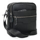 Мужская кожаная сумка Borsa Leather K18016a-black фото