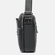 Мужская кожаная сумка Borsa Leather K18016a-black фото