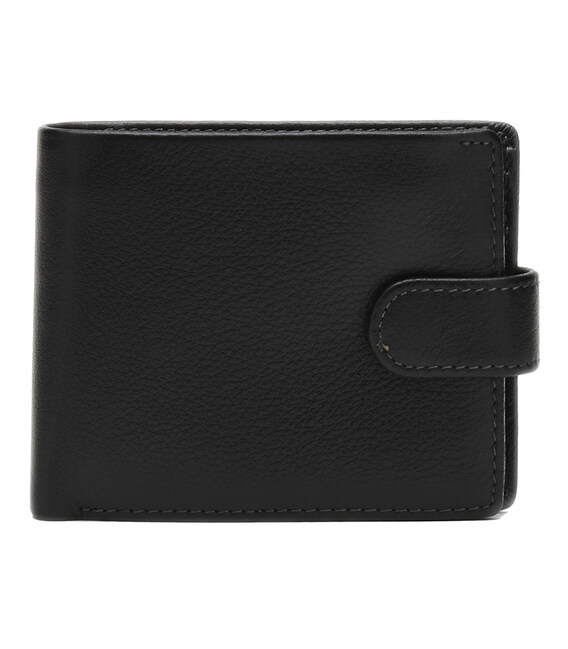 Чоловіче шкіряне портмоне Ricco Grande K1208-black фото, картинка, изображение