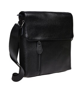 Мужская кожаная сумка Keizer K1238-black фото, картинка, изображение