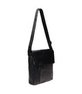 Мужская кожаная сумка Keizer K1238-black фото, картинка, изображение