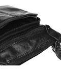 Чоловіча шкіряна сумка Keizer K1701-black картинка, зображення, фото