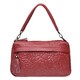 Женская кожаная сумка Borsa Leather K1840-red фото