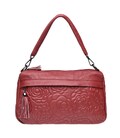 Женская кожаная сумка Borsa Leather K1840-red фото, картинка, изображение