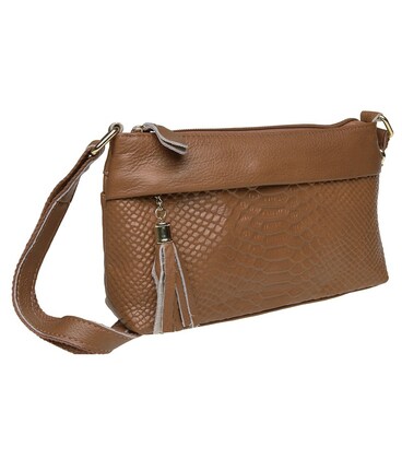 Женская кожаная сумка Keizer K11181-brown фото, картинка, изображение