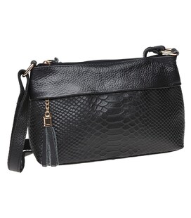 Жіноча шкіряна сумка Keizer K11181-black картинка, зображення, фото