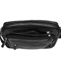 Мужская кожаная сумка через плечо Keizer K1010-black фото, картинка, изображение