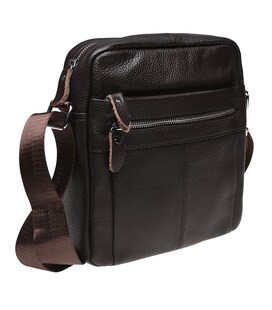 Чоловіча шкіряна сумка через плече Keizer K19980-brown картинка, зображення, фото