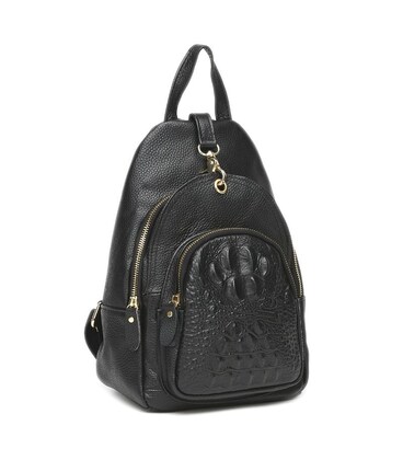 Жіночий шкіряний рюкзак Keizer K1315-black картинка, зображення, фото