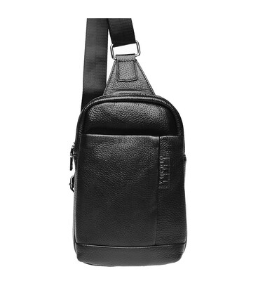 Чоловіча шкіряна сумка-рюкзак Keizer K18675-black картинка, зображення, фото