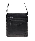 Мужская кожаная сумка через плечо Borsa Leather K17801-black фото, картинка, изображение