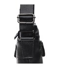 Мужская кожаная сумка через плечо Borsa Leather K17801-black фото, картинка, изображение