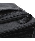 Мужская кожаная сумка через плечо Borsa Leather K17801-black фото, картинка, изображение