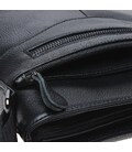 Мужская кожаная сумка через плечо Borsa Leather K17801-black фото, картинка, изображение