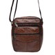 Мужская кожаная сумка через плечо Borsa Leather K18490-brown фото