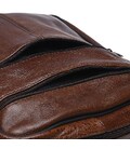 Мужская кожаная сумка через плечо Borsa Leather K18490-brown фото, картинка, изображение